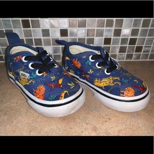 Like new toddler Vans off the wall
